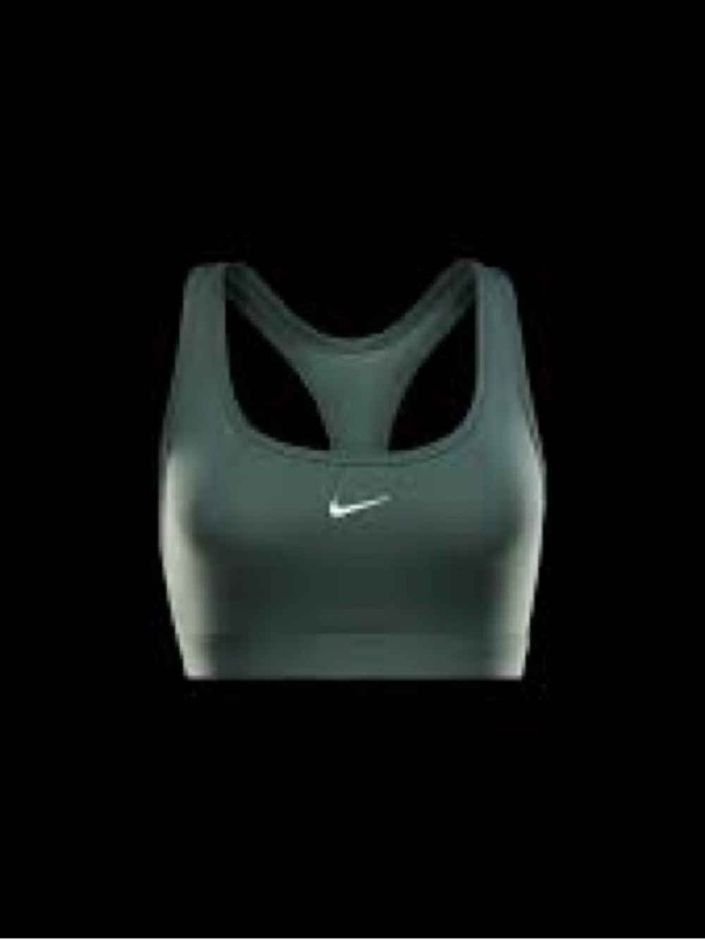 Nike Racerback Sports Bra - Slate Green